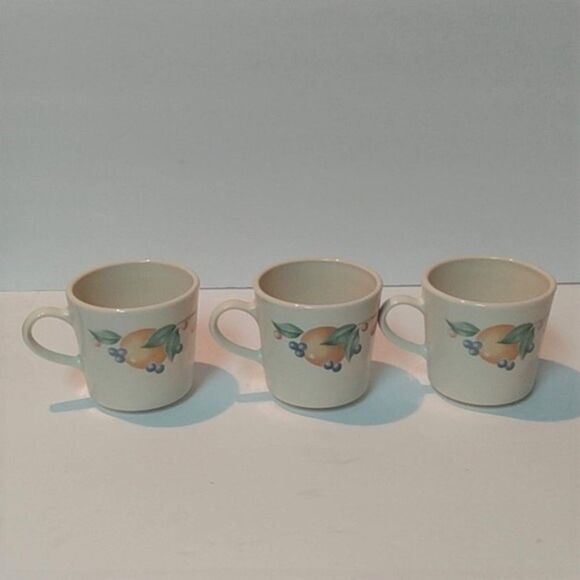 Corelle Abundance 3 1/8" Flat Cup Set of 3 - Picture 2 of 4
